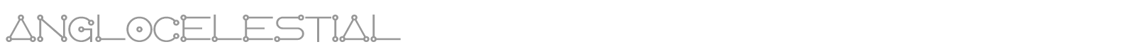 Anglo Celestial font preview
